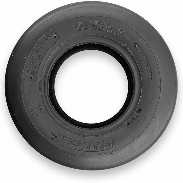 Rubbermaster 16x6.50-8 Rib 4 Ply Tubeless Low Speed Tire 450310